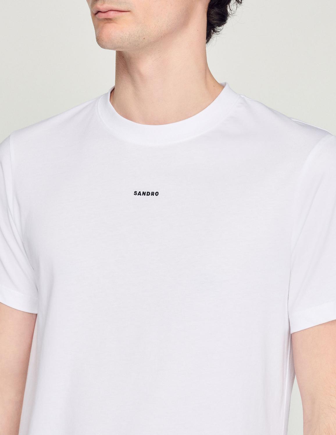 Beyaz Organik Pamuklu T-shirt