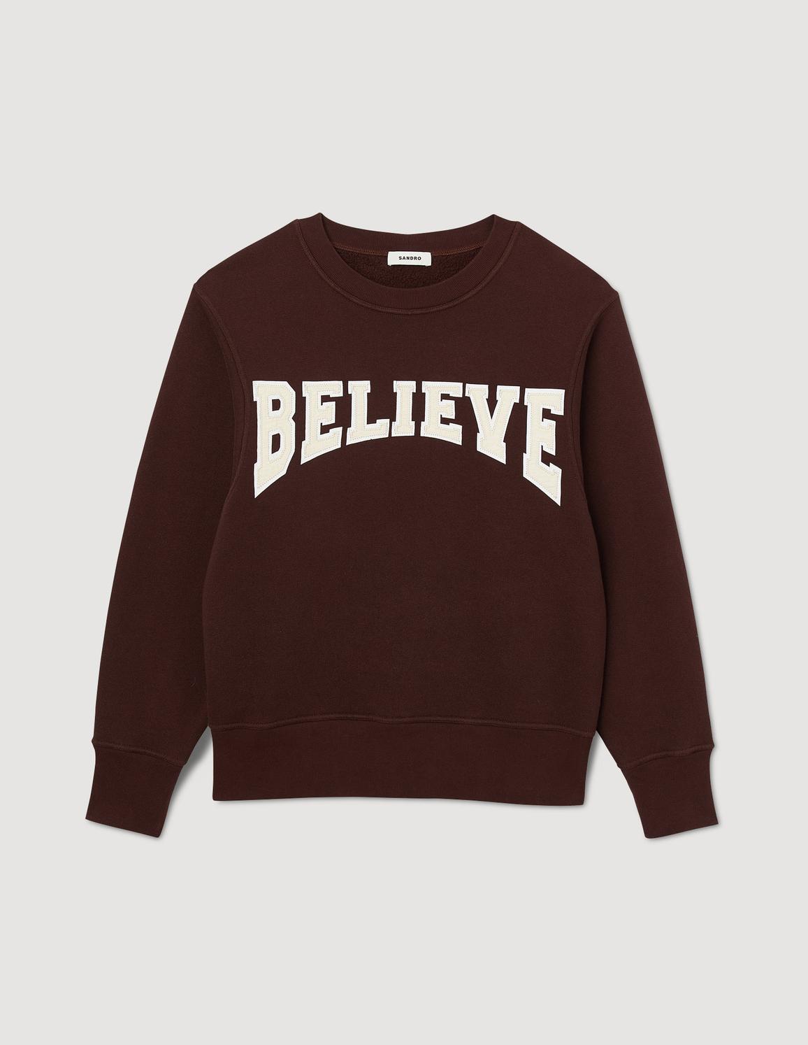 Believe'' Pamuk Sweatshirt