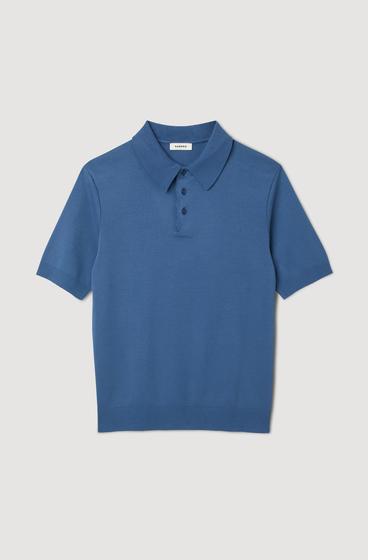  Mavi Polo Yaka T-shirt
