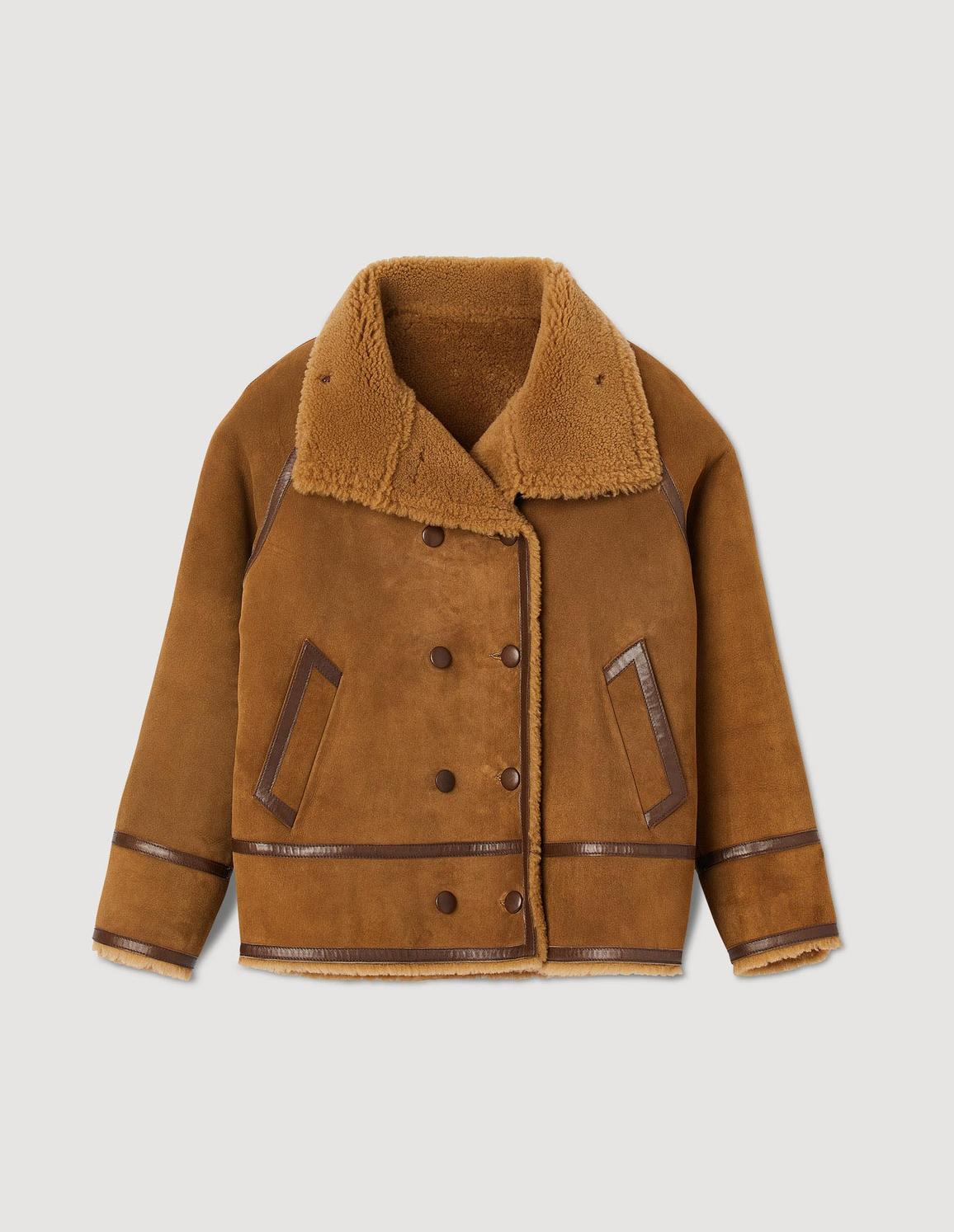 Camel Shearling Mont