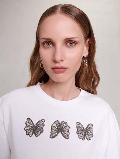 Kelebek Figürlü T-shirt