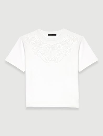 Güpür Detaylı T-shirt