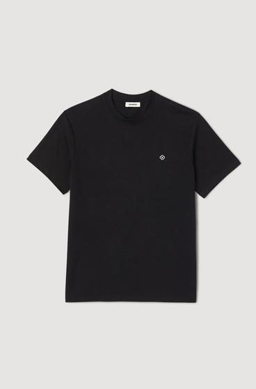  Kare İkonlu Siyah T-shirt
