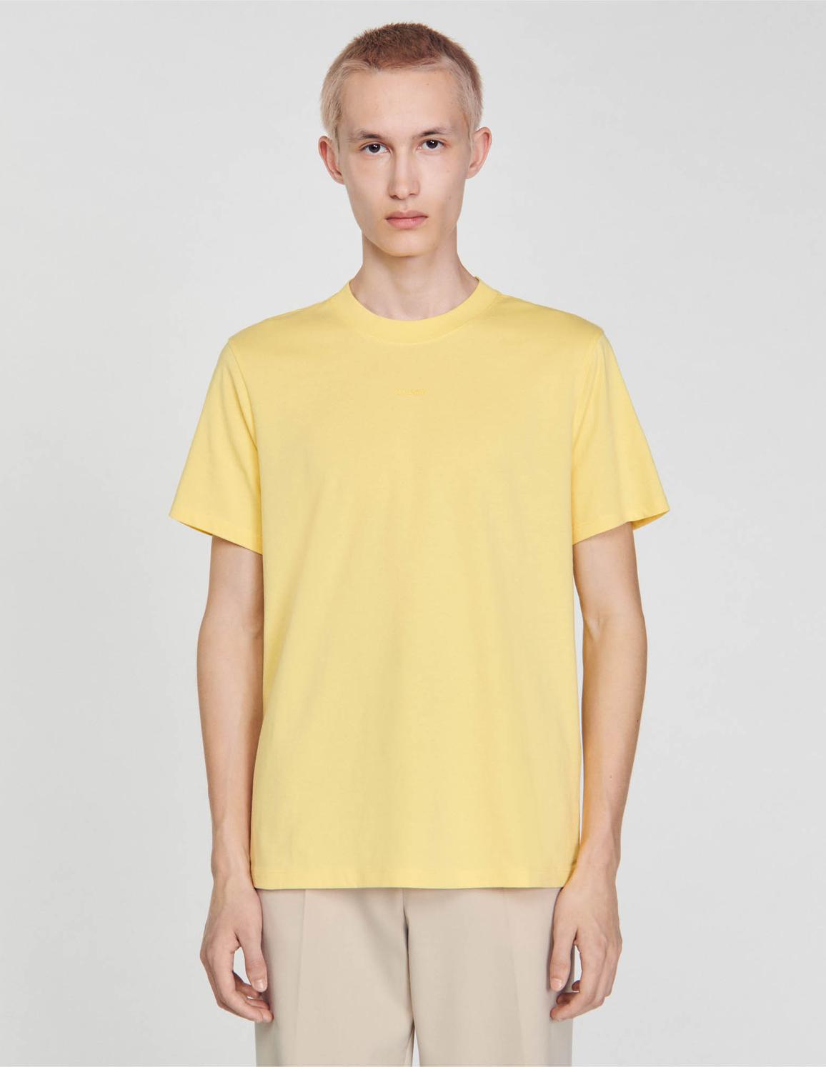 Sarı Kısa Kollu T-shirt
