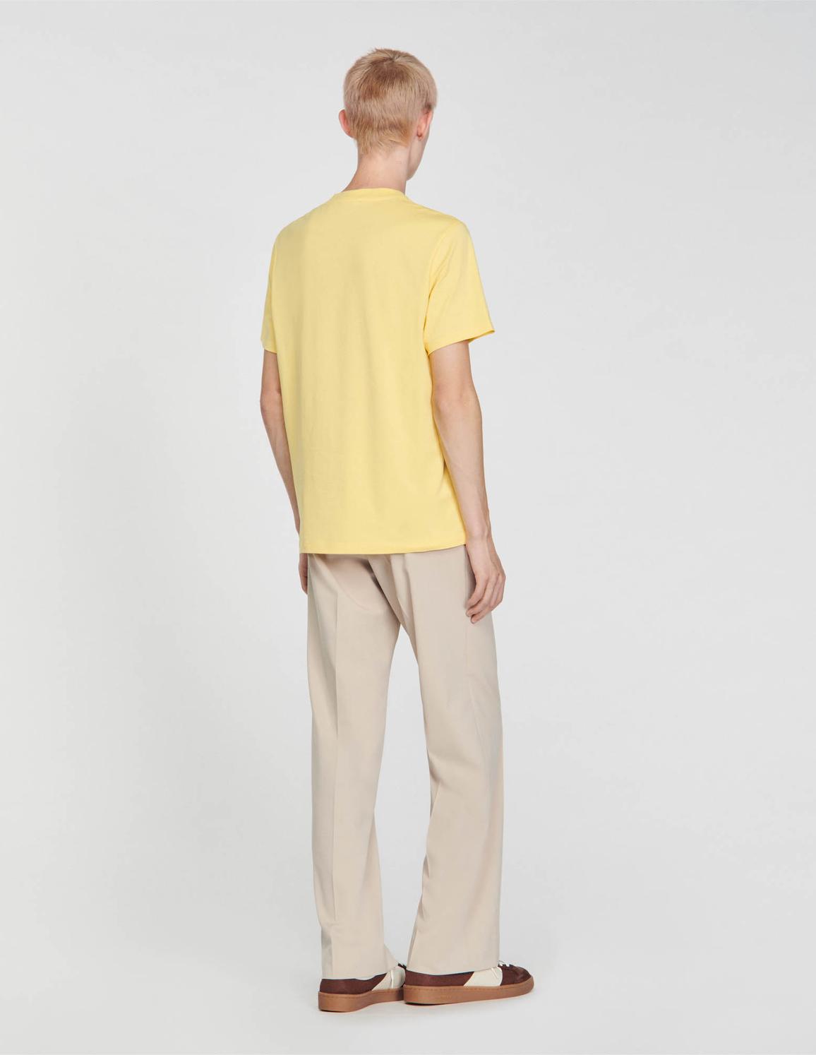 Sarı Kısa Kollu T-shirt