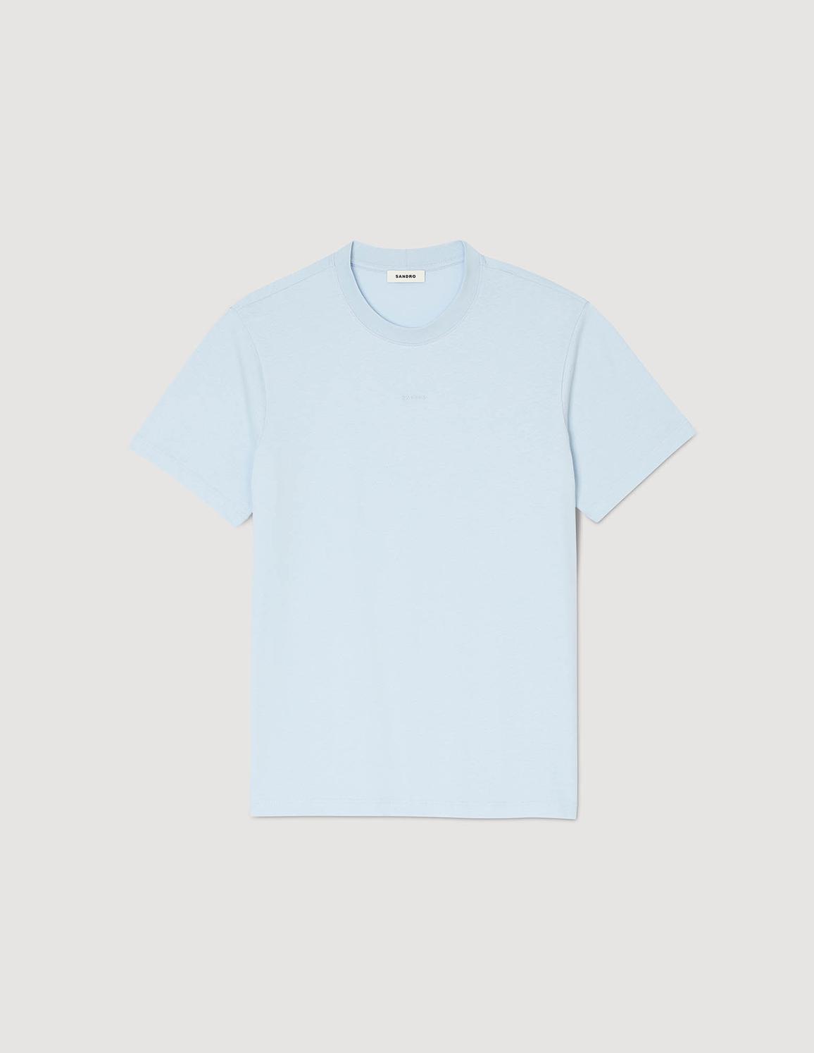 Mavi Kısa Kollu T-shirt