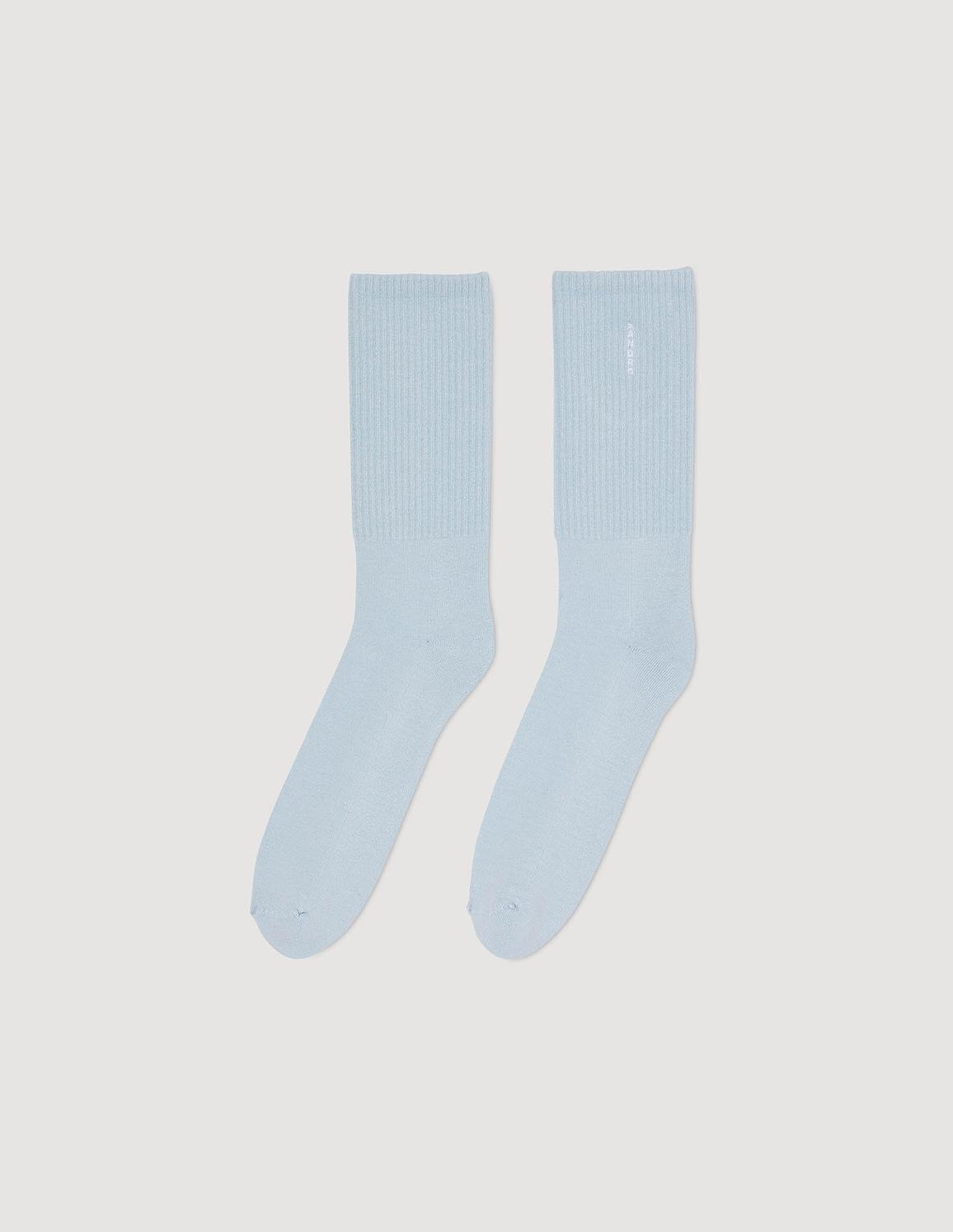 Pamuklu Mavi Çorap