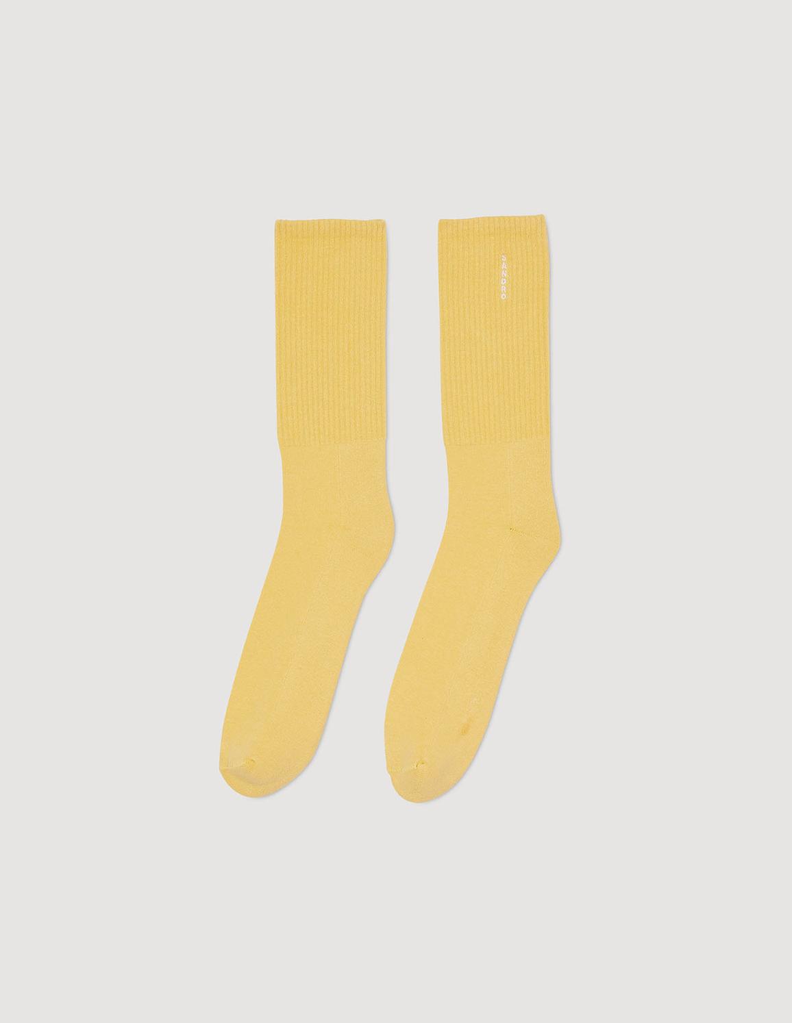 Pamuklu Sarı Çorap