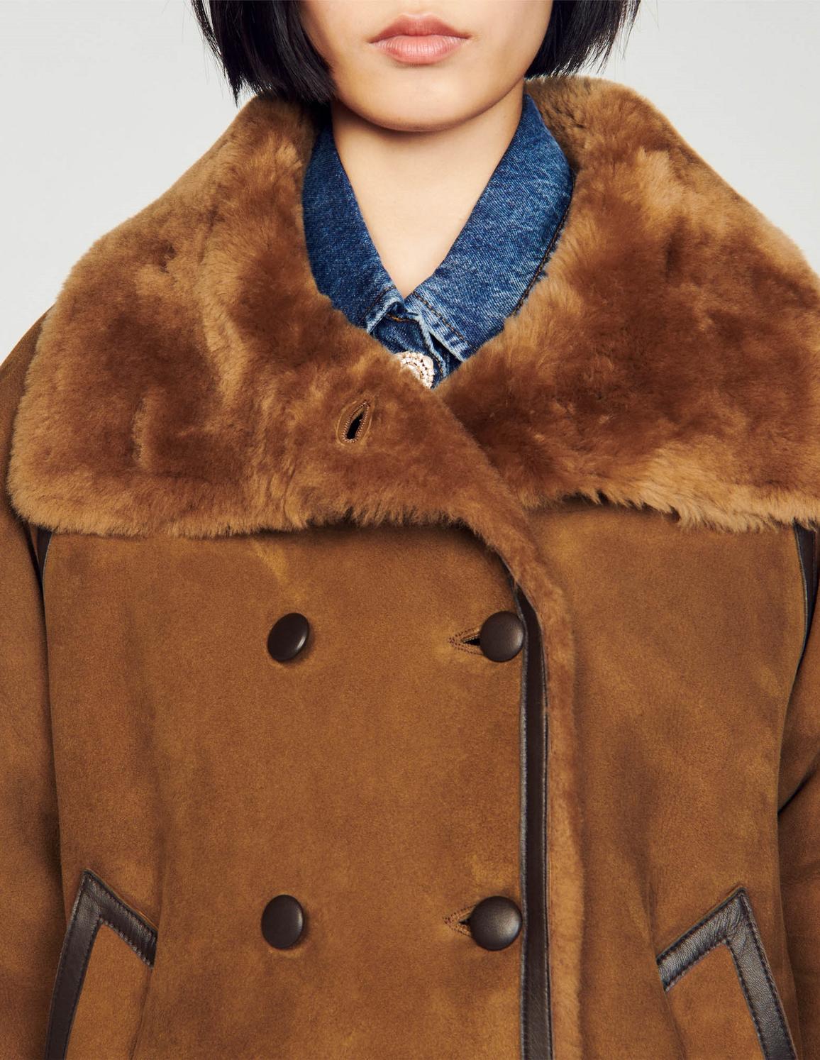 Camel Shearling Mont